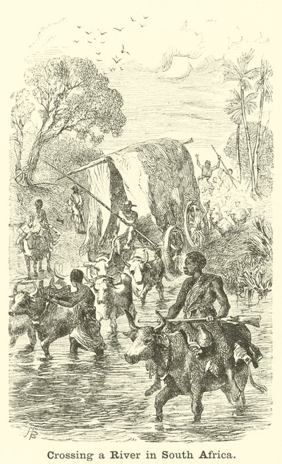 Crossing a River in South Africa by English School