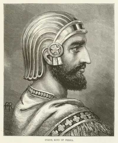 Cyrus, King of Persia by English School
