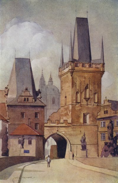 Czechoslovakia: Praha, Charles Bridge by English School