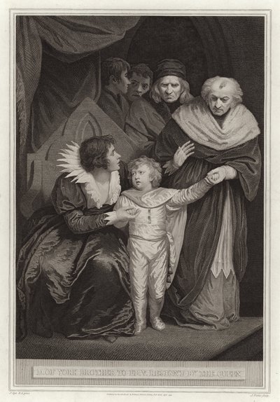 Duke of York, brother to Edward V, resigned by the Queen by English School