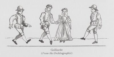 Dancing: Galliarde by English School