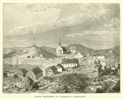 Danish settlement of Godthaab in Greenland by English School