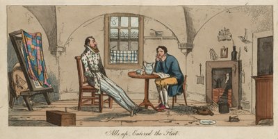 Dashall and Lubin in the Fleet Prison by English School