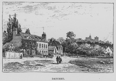 Datchet (engraving) by English School