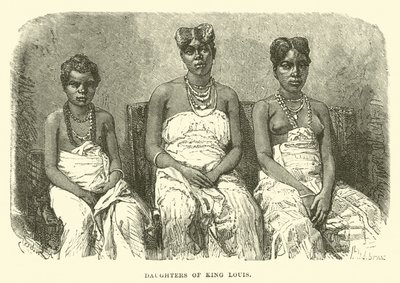 Daughters of King Louis by English School