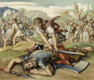 David and Goliath by English School