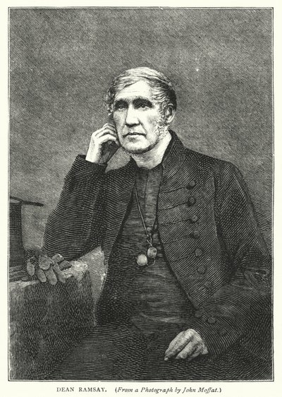 Dean Ramsay (engraving) by English School