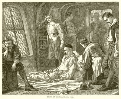 Death of Admiral Blake, 1657 by English School