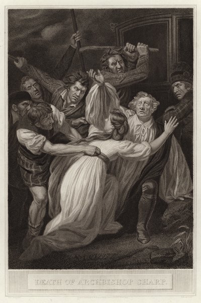 Death of Archbishop Sharp by English School