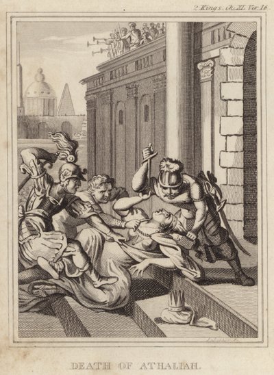 Death of Athaliah by English School