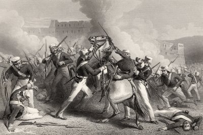 Death of Brigadier Adrian Hope in the Attack on the Fort of Roodmow, 15th April 1858, from 