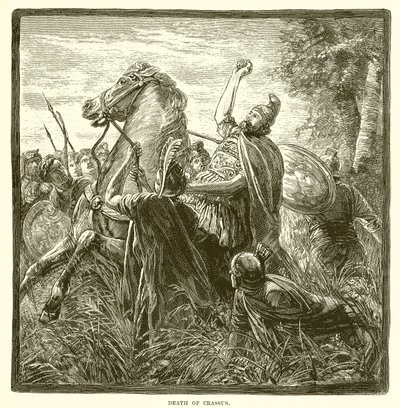 Death of Crassus by English School