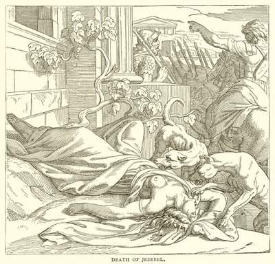Death of Jezebel by English School