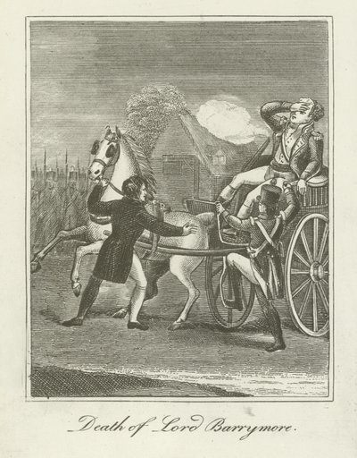 Death of Lord Barrymore by English School