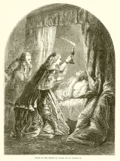 Death of the Prince of Wales, Son of George II by English School