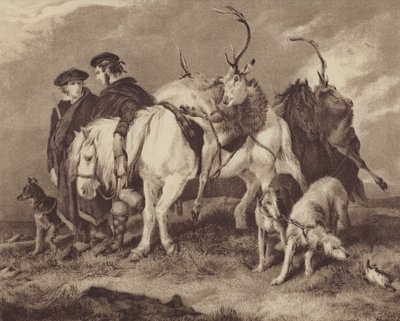 Deer hunting by English School