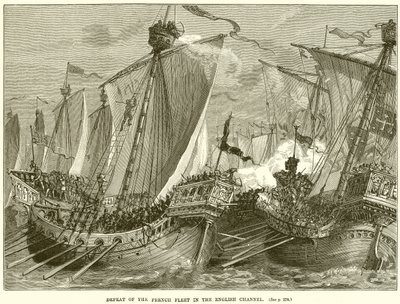 Defeat of the French Fleet in the English Channel by English School