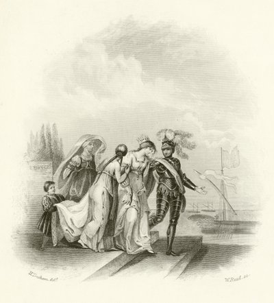 Departure of Richard I from Cyprus by English School