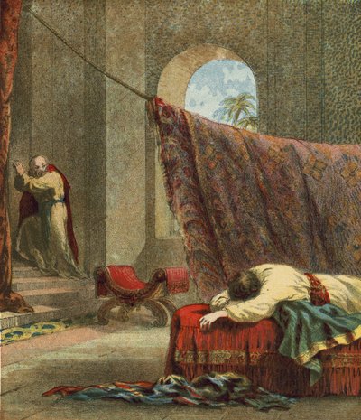 Deserted by His Companions by English School