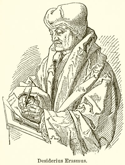 Desiderius Erasmus by English School
