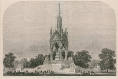 Design for the National Memorial of the Late Prince Consort by English School