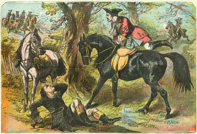 Dick Turpin gains possession of Black Bess by English School