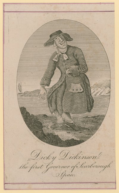 Dicky Dickinson, the First Governor of Scarborough Spaw by English School
