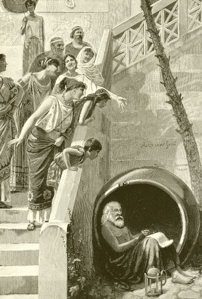 Diogenes by English School
