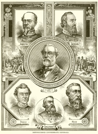 Distinguished Confederate Generals by English School