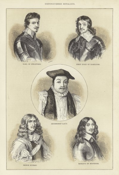 Distinguished Royalists by English School