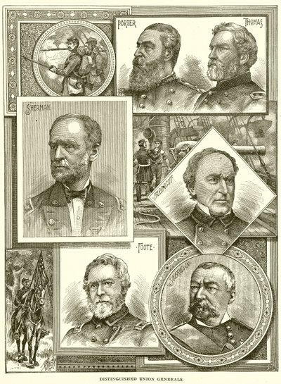 Distinguished Union Generals by English School