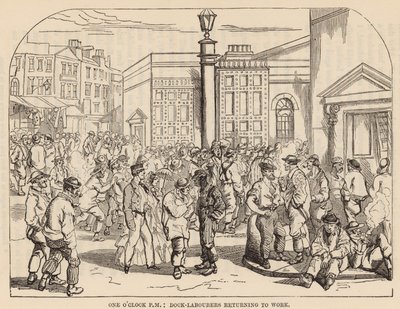 Dock Labourers Returning to Work by English School