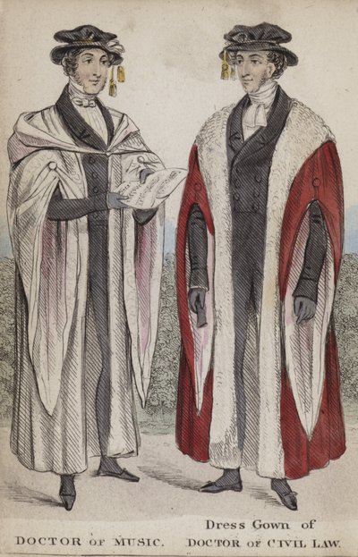 Doctor of Music, Dress Gown of Doctor of Civil Law by English School