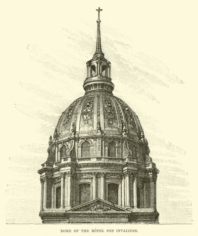 Dome of the Hotel des Invalides by English School