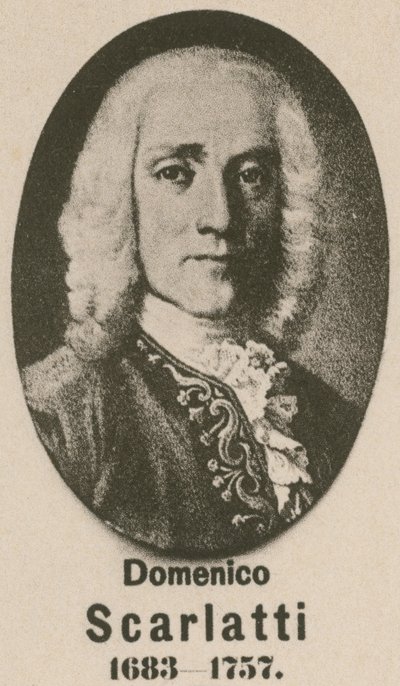 Domenico Scarlatti (engraving) by English School