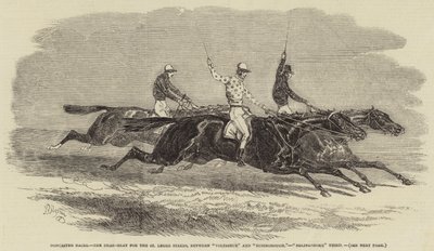Doncaster Races, the Dead-Heat for the St Leger Stakes, between 
