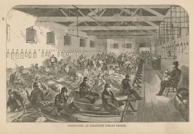Dormitory at Coldbath Fields Prison by English School