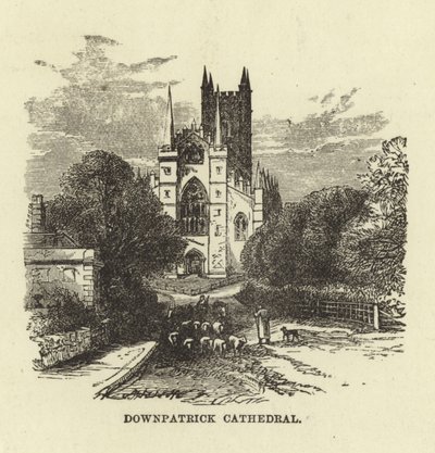 Downpatrick Cathedral by English School