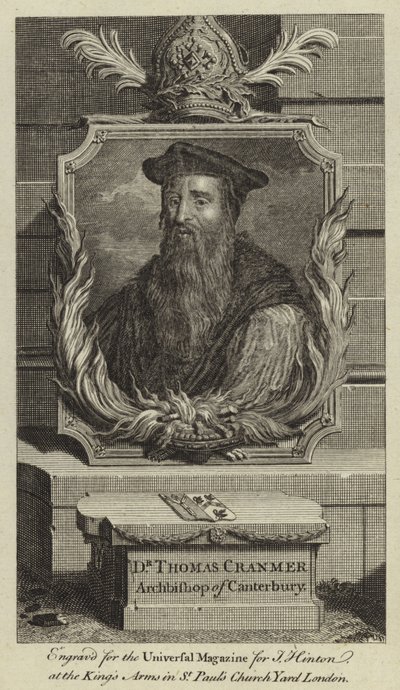 Dr Thomas Cranmer, Archbishop of Canterbury by English School