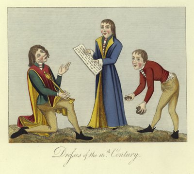 Dresses of the 16th Century by English School
