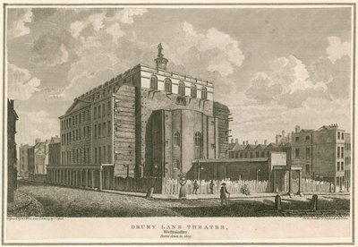 Drury Lane Theatre, Westminster, London by English School