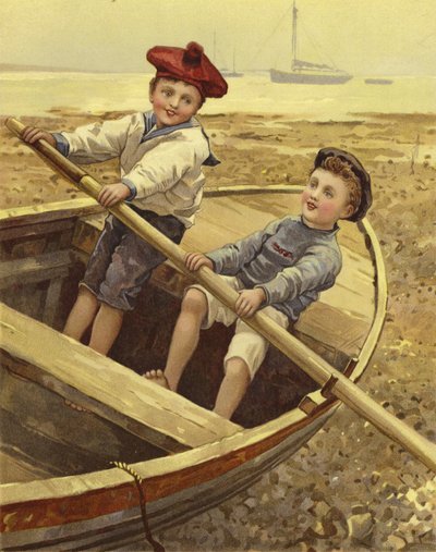 Dry-Land Sailors by English School