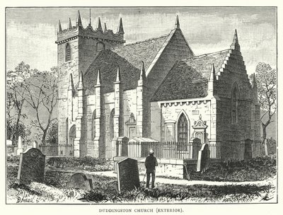 Duddingston Church, Exterior by English School