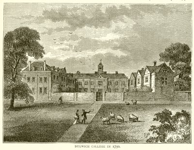 Dulwich College in 1790 by English School