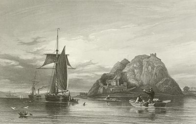Dumbarton Castle by English School
