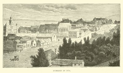 Dunedin in 1870 by English School