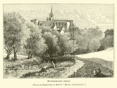 Dunfermline Abbey by English School