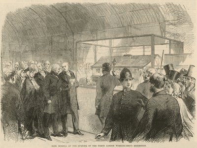 Earl Russell at the Opening of the North London Working Mens Exhibition by English School