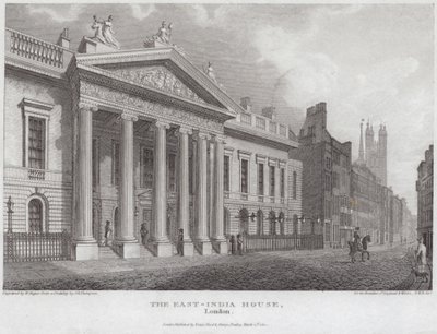 East-India House on Leadenhall Street by English School