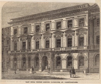 East India United Service Clubhouse, St Jamess Square by English School